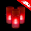 LED Pillar Candle Red